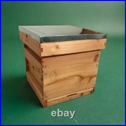 National Beehive with Flat Roof in Cedar Flat pack