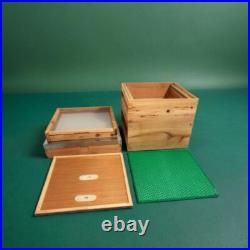 National Beehive with Flat Roof in Cedar Flat pack