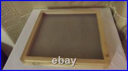 National Beehive with Frames with Wired Foundation, inc Brood Box +Super CEDAR