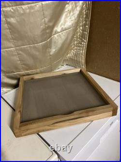 National Beehive with Frames with Wired Foundation, inc Brood Box +Super CEDAR
