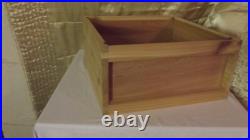 National Beehive with Frames with Wired Foundation, inc Brood Box +Super CEDAR