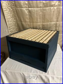 National Beehive with Frames with Wired Foundation, inc Brood Box +Super CEDAR