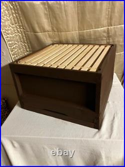 National Beehive with Frames with Wired Foundation, inc Brood Box +Super CEDAR