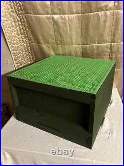 National Beehive with Frames with Wired Foundation, inc Brood Box +Super CEDAR