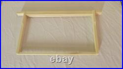 National Beehive with Frames with Wired Foundation, inc Brood Box +Super CEDAR