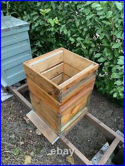 National Cedar Bee Hive Beehive, 14x12 Gabled roof. Tung oiled