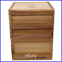 National Cedar Bee Hive Starter hive with frames and wax 21612