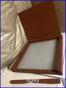 National Cedar Beehive +1 Super with Frames and Wired Wax Foundation, Red