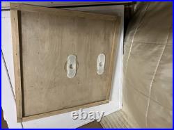 National Cedar Beehive +1 Super with Frames and Wired Wax Foundation, Red