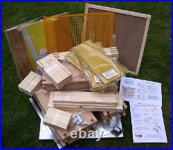 National Cedar Beehive, Complete, British Made, FLAT PACKED, PLUS ACCESSORIES