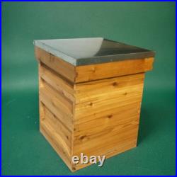 National Cedar Beehive Kit with Flat Roof in Cedar (Flat packed)