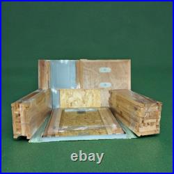 National Cedar Beehive Kit with Flat Roof in Cedar (Flat packed)