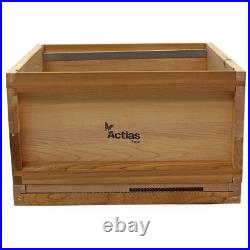 National Cedar Beehive Starter Kit with Brood & Super Boxes Frames Wax Apiary