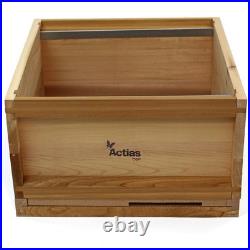 National Cedar Beehive Starter Kit with Brood & Super Boxes Frames Wax Apiary