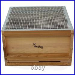 National Cedar Beehive Starter Kit with Brood & Super Boxes Frames Wax Apiary