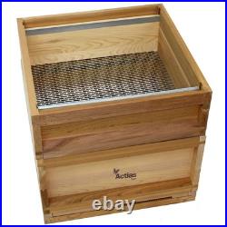 National Cedar Beehive Starter Kit with Brood & Super Boxes Frames Wax Apiary