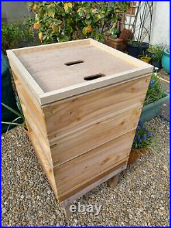 National Cedar Beehive with Pine Roof Fully Assembled