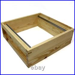 National Pine Bee Hive Starter Kit with Frames and Wax Gabled Roof