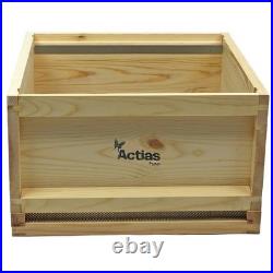 National Pine Beehive Starter Kit Flat Roof Brood & Super Boxes Frames Wax Hive