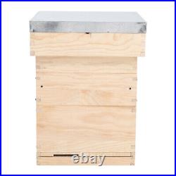 National Pine wood UK Bee Hive Brood Box Honey Beekeeping Beehive House Nesting