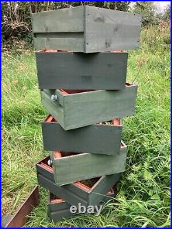 National ROSE Bee Hive boxes. Use as matching brood and super