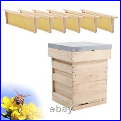 National UK Beehive Wax Foundation Sheets and Frames Wooden Bee Hive Beekeeping