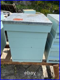 National Wooden Beehive 2 With Base, Brood Box, 2 Supers And Roof