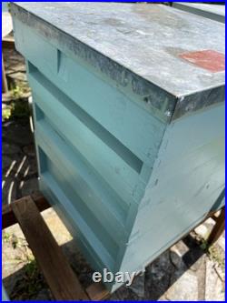 National Wooden Beehive 2 With Base, Brood Box, 2 Supers And Roof