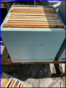National Wooden Beehive 2 With Base, Brood Box, 2 Supers And Roof