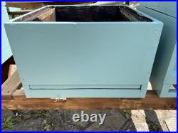 National Wooden Beehive 2 With Base, Brood Box, 2 Supers And Roof
