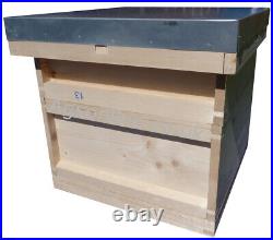National bee hive with brood box and one super Beekeeping beehive kit hives