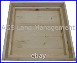 National bee hive with brood box and one super Beekeeping beehive kit hives