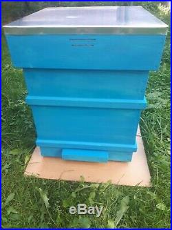 National standard beehive with frames British standard