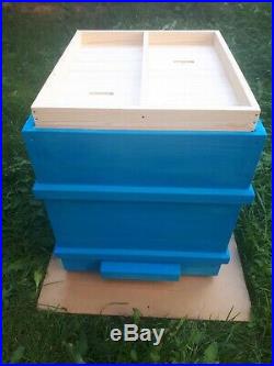 National standard beehive with frames British standard