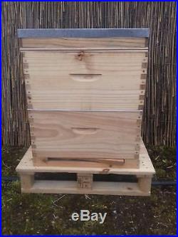 New Langstroth 10 frame Bee Hive deal 1 deep Super 1 Brood (Royalboroughhoney)
