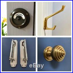 Nickel Silver Beehive Door Pull Handles Grab Knobs Plates Push Large Antique