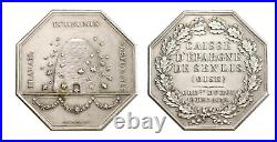O653, France c. 1900 Silver Medal, Apiculture, Bee Hive