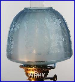 OIL LAMP SHADE Butterfly Beehive Shade Blue 4 Fit