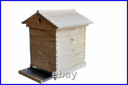 OZ-ARMOUR GABLED TELESCOPIC Honey BEE HIVE WITH MESH BOTTOM BOARD BEETLE TRAP