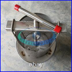 One 304# Stainless Steel Household Manual Honey Press Wax Press Beekeeping Tool