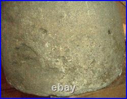 Original Antiquarian Quern Stone a heavy'beehive' quernstone, top grindstone