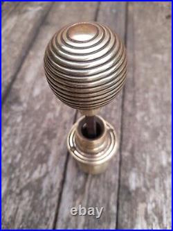 Original Pair Of Brass Victorian Bee Hive Doorknobs