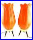 Pair_Mid_Century_Modern_Acanthus_Lily_Orange_Plastic_Tripod_Beehive_Accent_Lamps_01_zuj