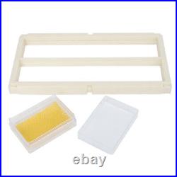 Plastic Beekeeping Comb Beehive Box Frame Set Kit Beekeeper