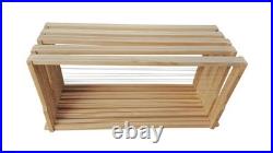 Premium New Zealand Pine Assembled & Wired Beehive Frames- Full Depth