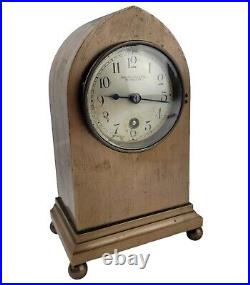 RARE 1910's Antique Chelsea Boston Beehive Bronze Desk Clock Working
