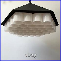 RARE George Nelson & Associates Beehive Lamp By Lucia DeRespinis Pendant MCM Mod