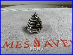 RETIRED James Avery BEE MY HONEY Bee Hive Bronze Sterling 3D Charm or Pendant