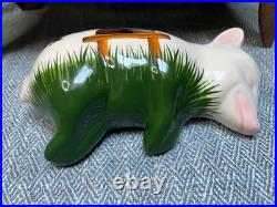 Rare Griselda Hill/Wemyss Pottery'Bee hive' Piglet