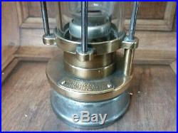 Rare Patterson Beehive Top High Candle Power Miner's Lamp